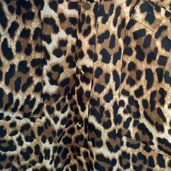 ISOBELLE CHEETAH PRINT LONG SLEEVE SHIRT SIZE 22 - Picture 4 of 7